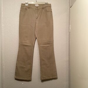 D&Co Tan Flared Jeans 10